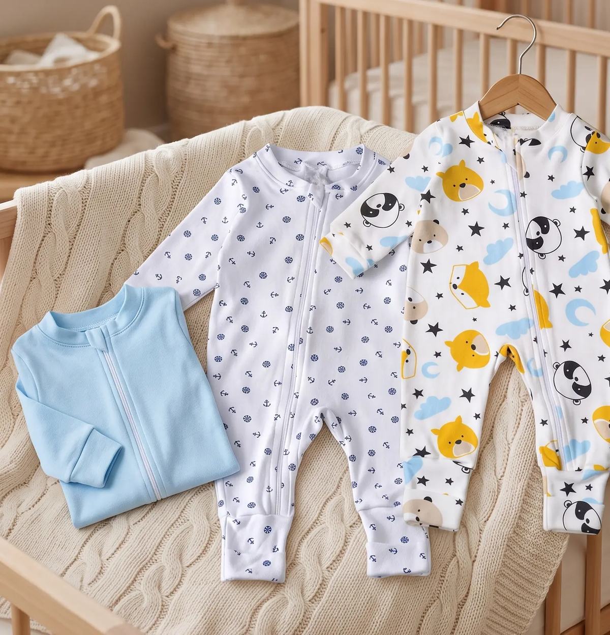 Kit com 3 Macacões Masculino Infantil Suedine