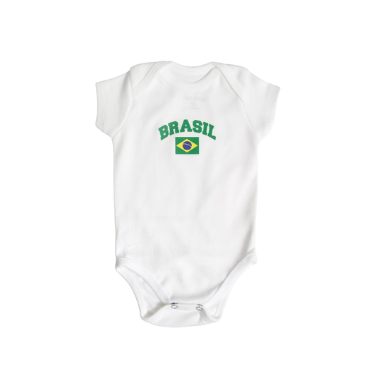 Body Infantil Brasil Premium em Algodão Goulfin