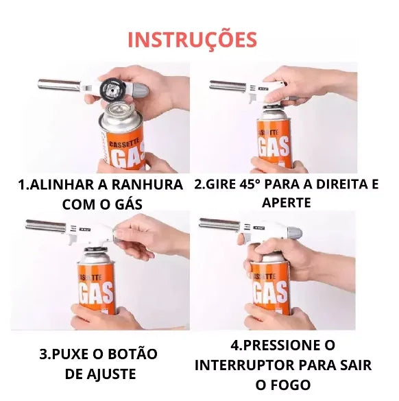 Maçarico Culinário Profissional