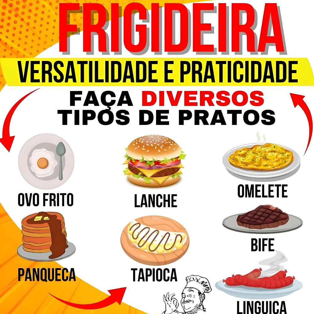 Frigideira Antiaderente Multifuncional