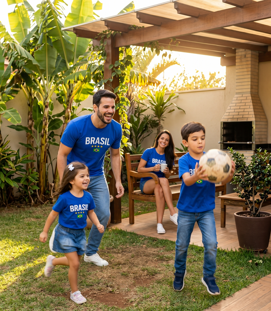 Camiseta Família Brasil Premium