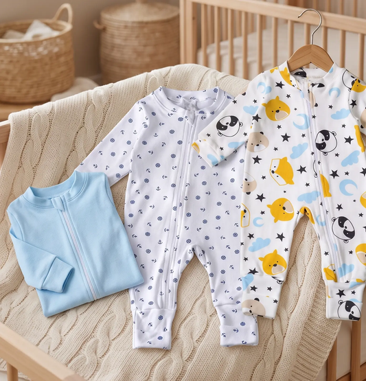 Kit com 3 Macacões Masculino Infantil Suedine