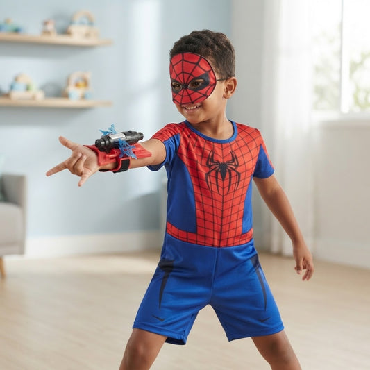 Kit Fantasia Homem-Aranha com Lançador de Teia