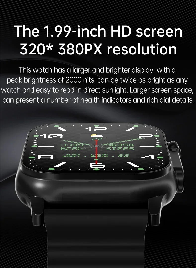 Novo Smart Watch T10 U2 Ultra Series 8 Bluetooth  Fitness