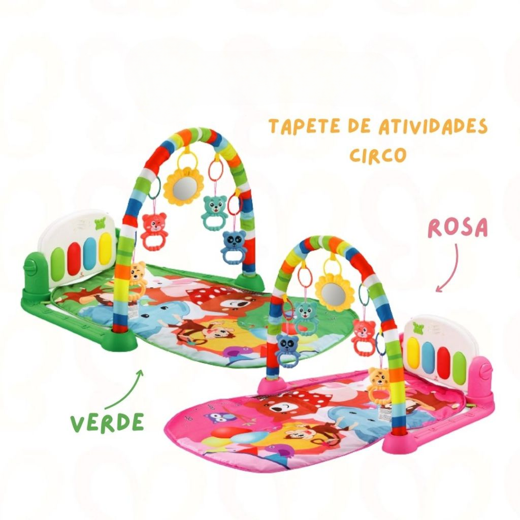 Tapete Musical com Piano e Móbile