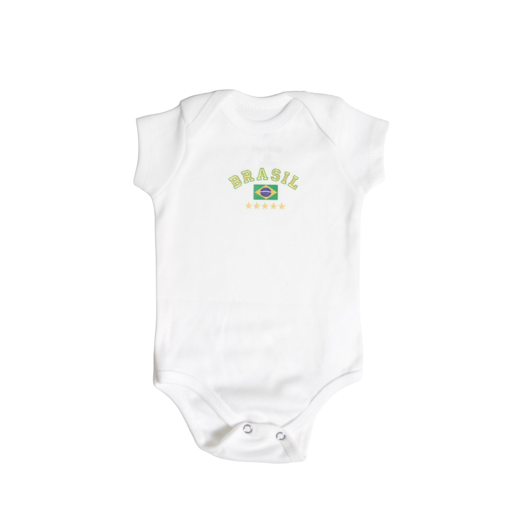 Body Infantil Brasil Premium em Algodão Goulfin