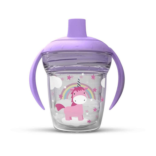 Copo Infantil de Transição Unicórnio 170 ml Antivazamento